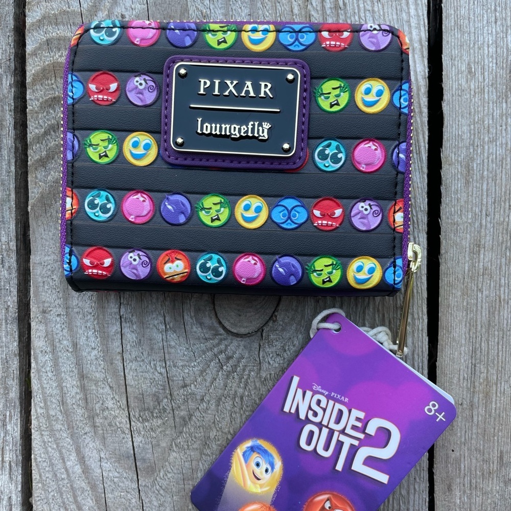 NWT Loungefly & Disney Inside Out 2 Colorful Wallet - Picture 2 of 3